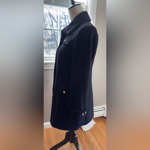 Ellen Tracy Women's Black Wool Coat - Picture 2 of 16